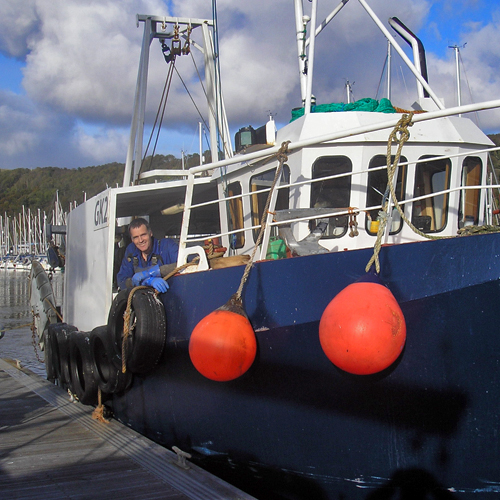 Prawn Trawler at Largs, Scotland
